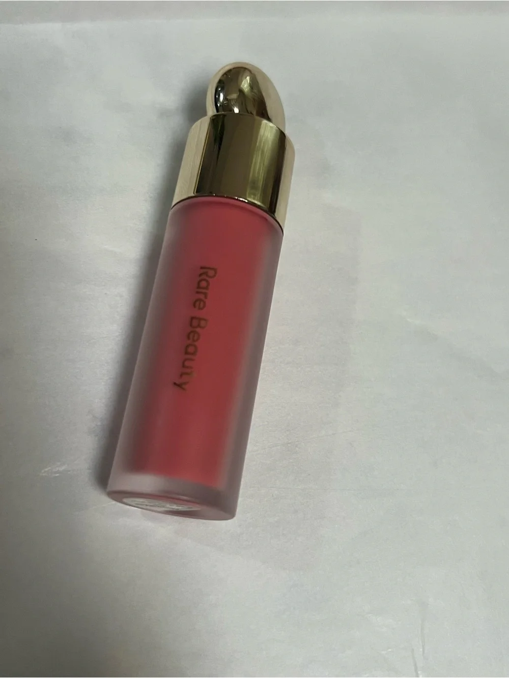 Rare Beauty Soft Pinch Liquid Blush shade Encourage Dewy soft neutral pink